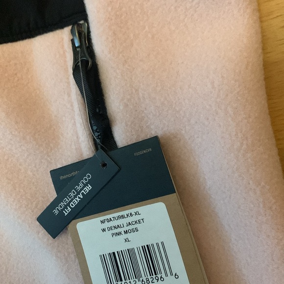 NWT The North Face Denali Jacket, XL, Pink Moss - Picture 7 of 13